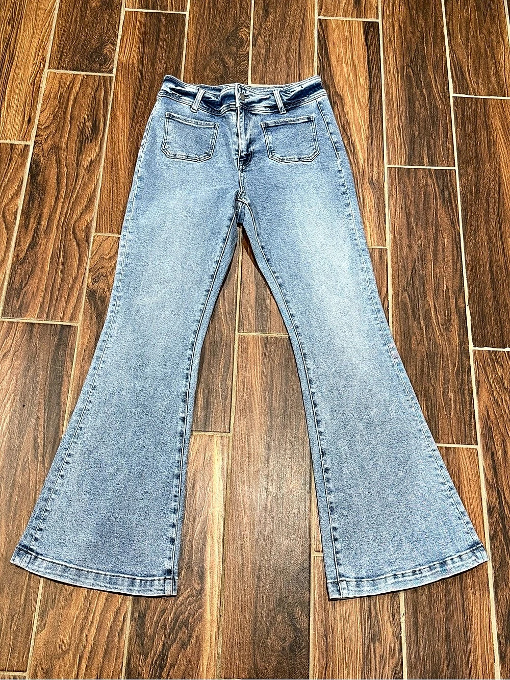Altar'd State Flare Jeans Blue Waist 28 Like New